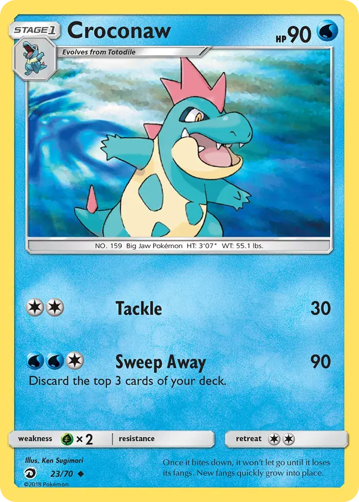 Croconaw Dragon Majesty 23