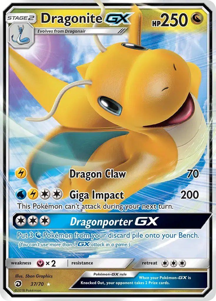 Dragonite-GX Dragon Majesty 37