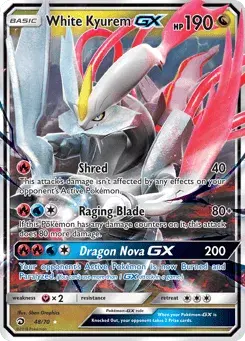 White Kyurem-GX Dragon Majesty