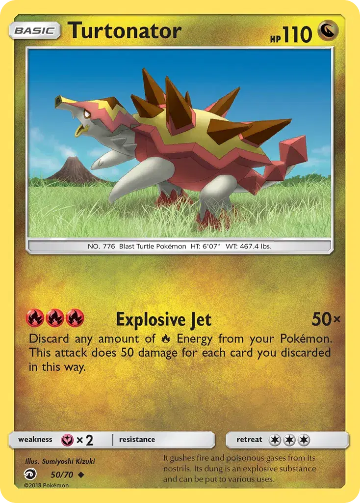 Turtonator Dragon Majesty 50