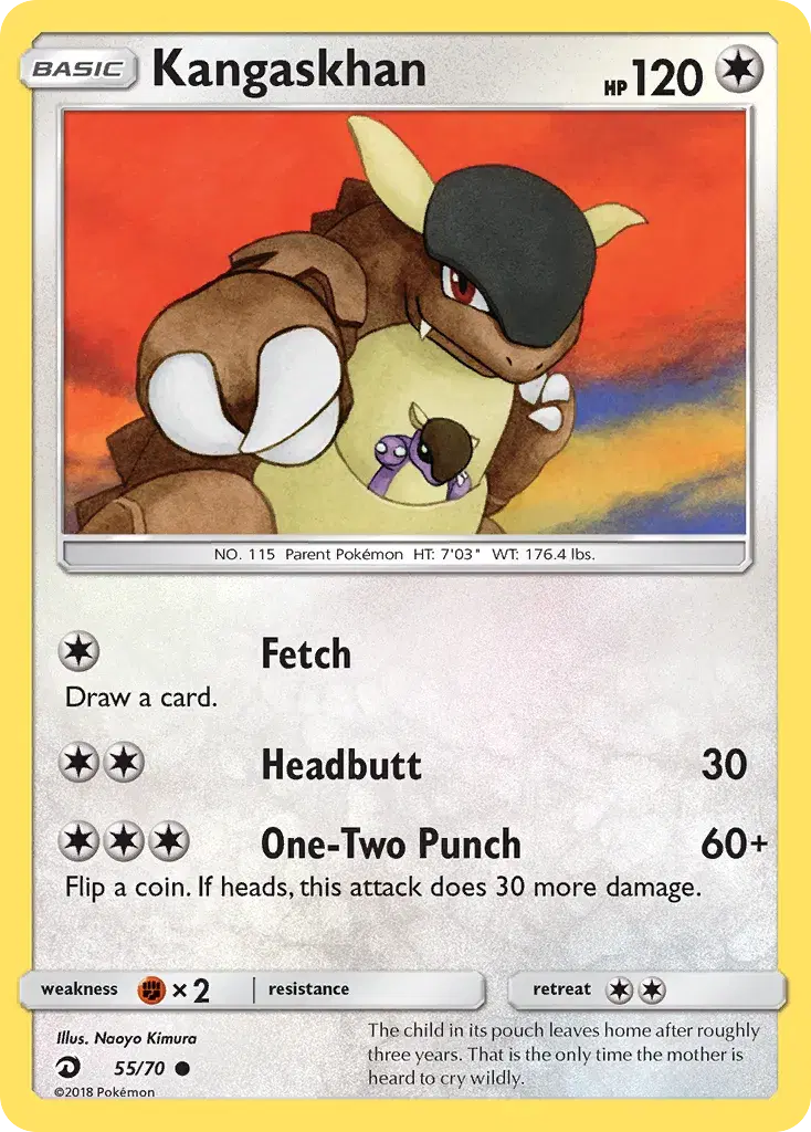 Kangaskhan Dragon Majesty 55