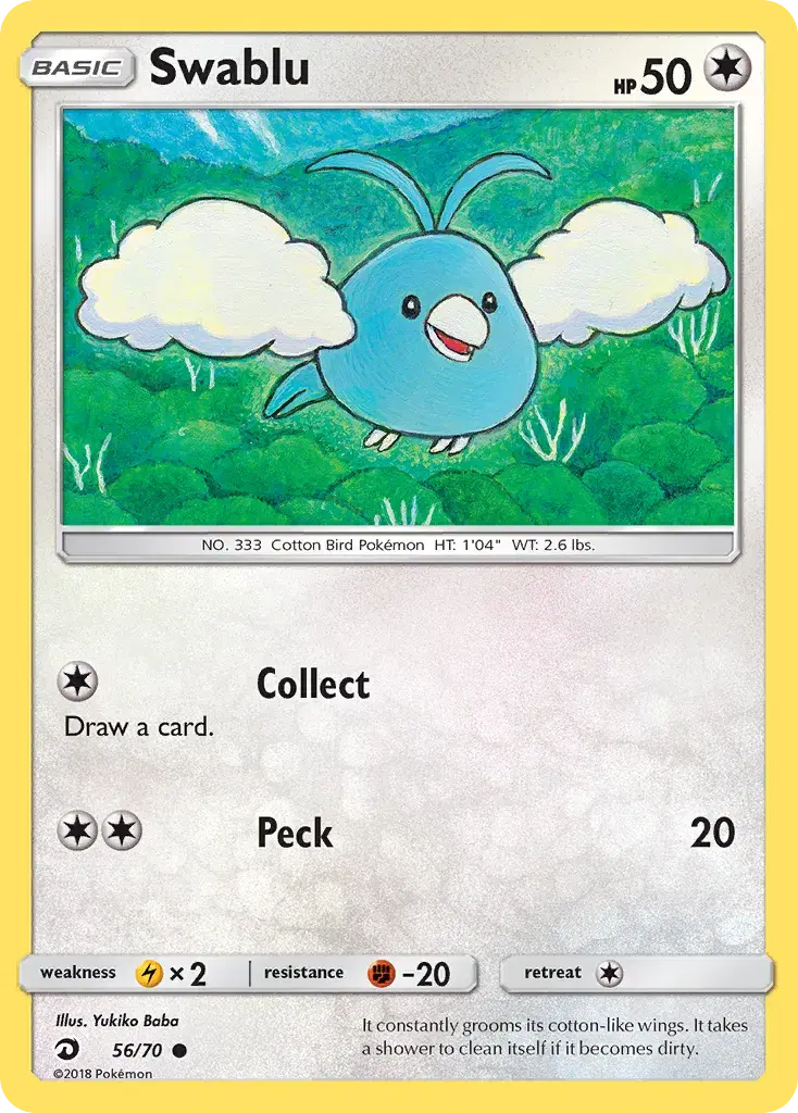 Swablu Dragon Majesty 56