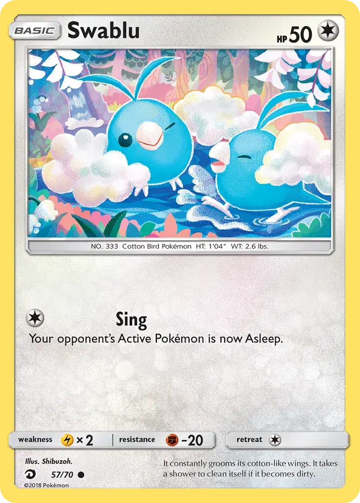 Swablu Dragon Majesty 57