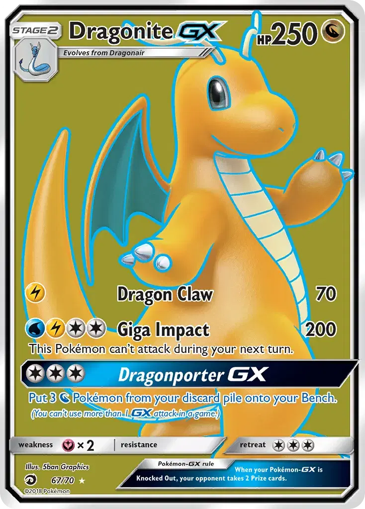 Dragonite-GX Dragon Majesty 67