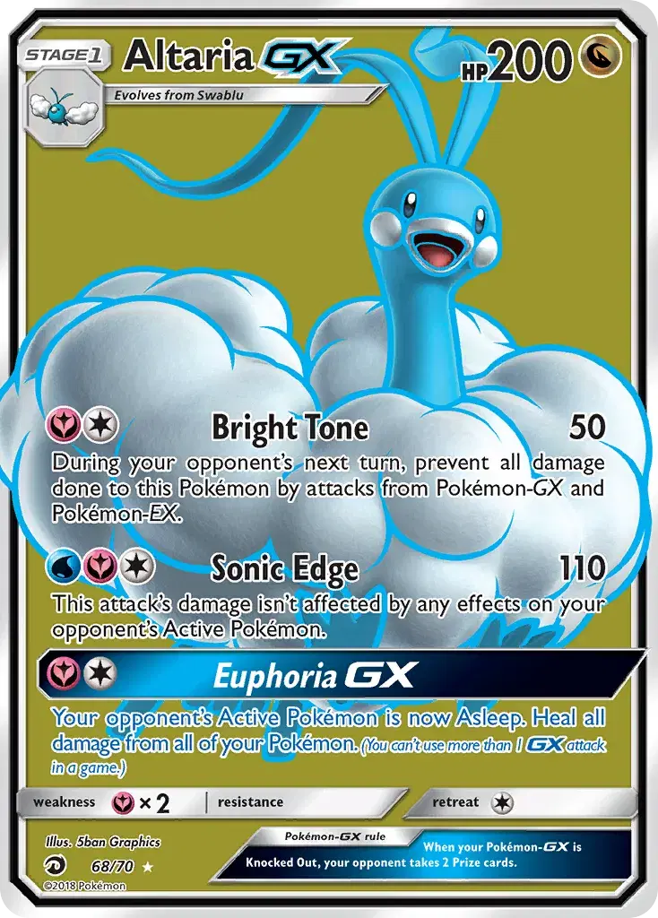 Altaria-GX Dragon Majesty 68