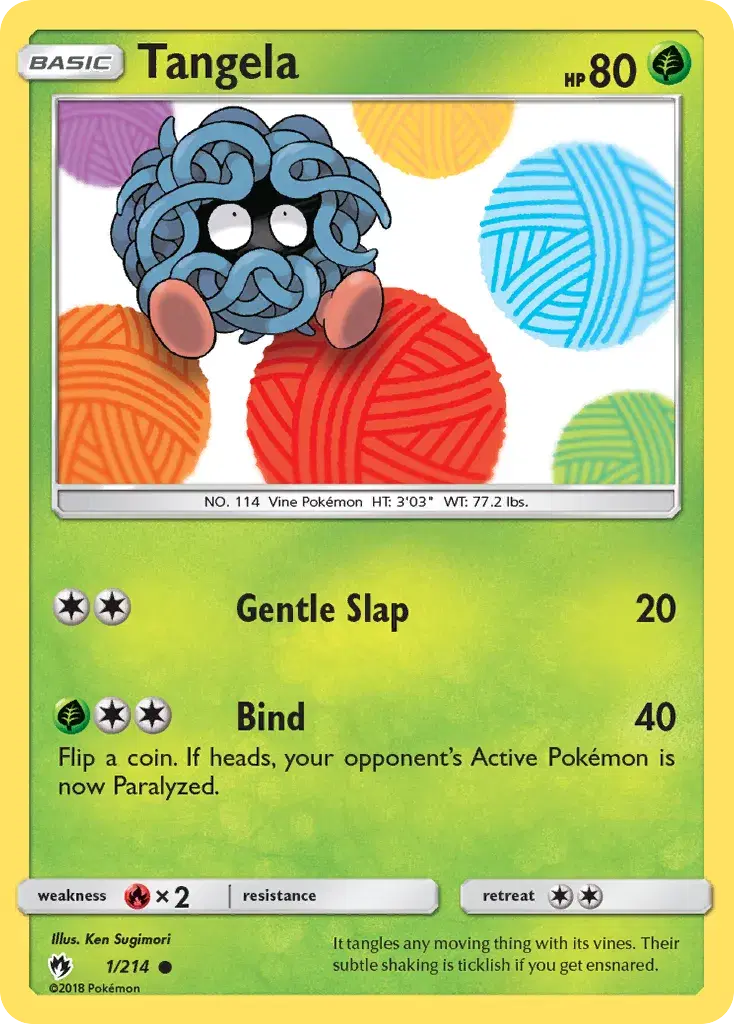 Tangela Lost Thunder 1