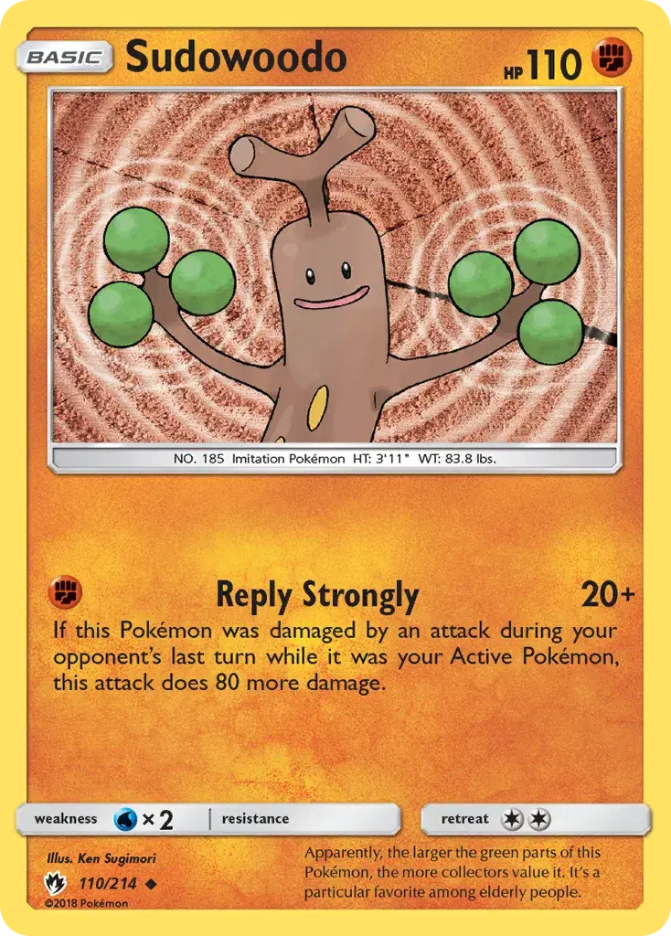 Sudowoodo Lost Thunder 110