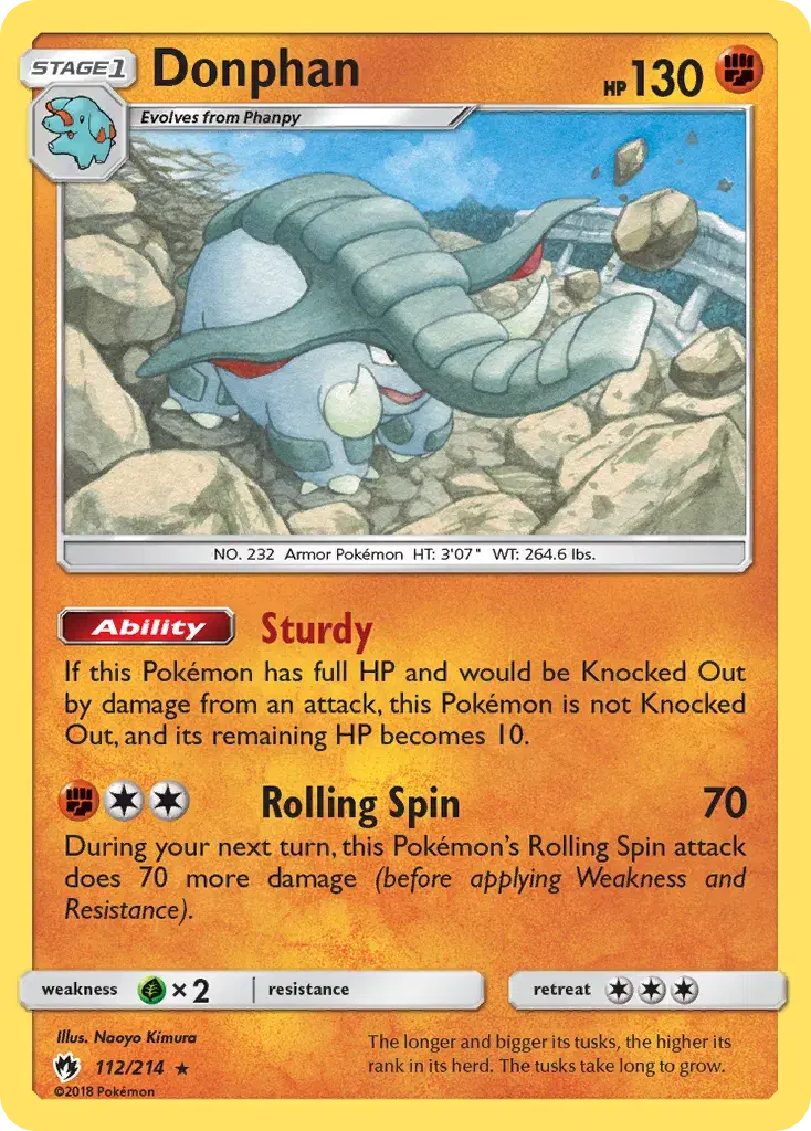 Donphan Lost Thunder 112