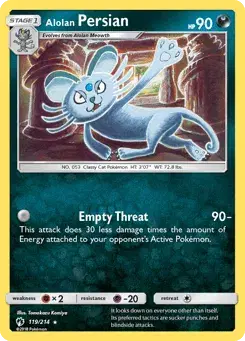 Alolan Persian Lost Thunder