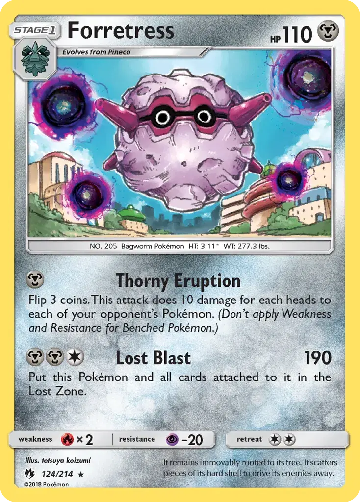 Forretress Lost Thunder 124