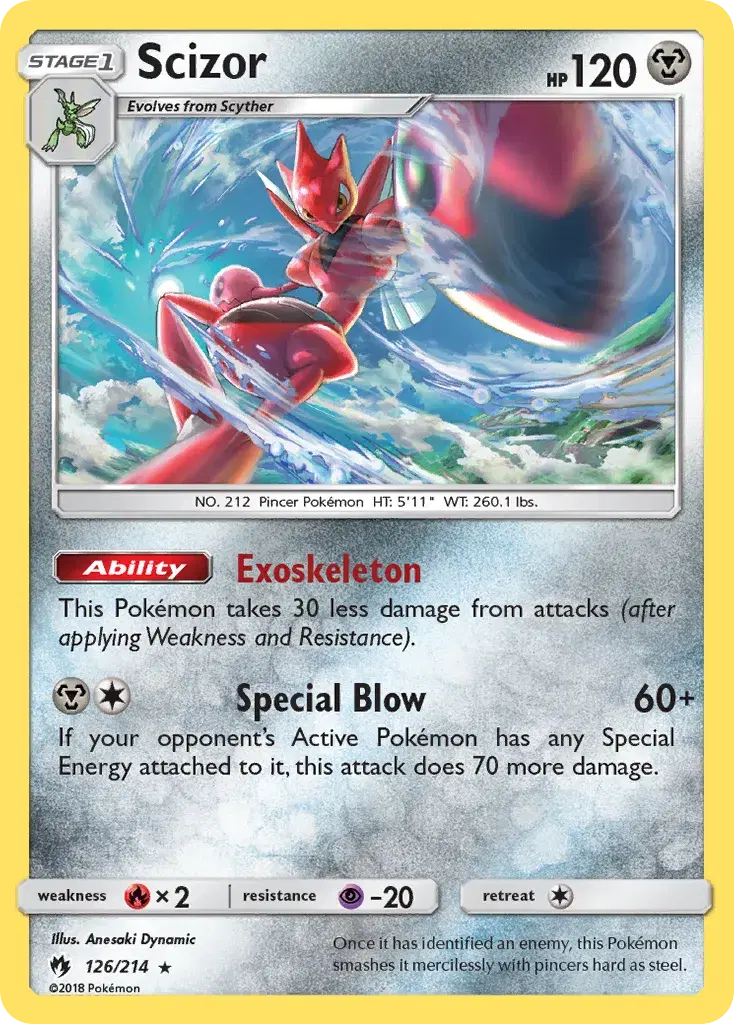 Scizor Lost Thunder 126