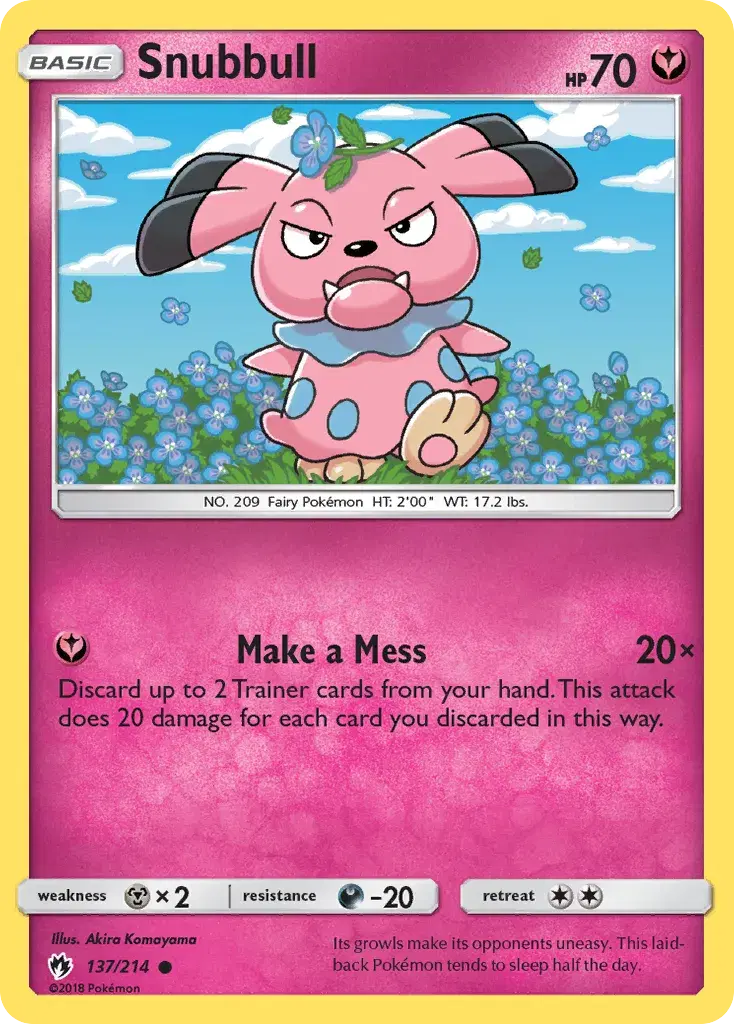 Snubbull Lost Thunder 137