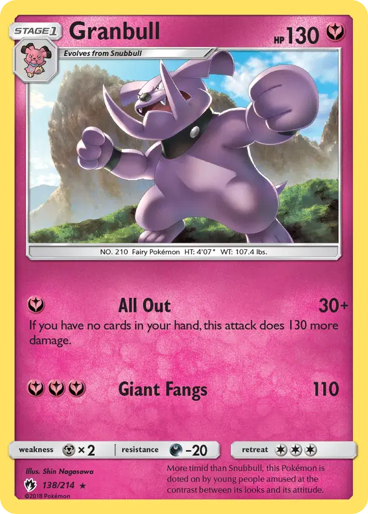 Granbull Lost Thunder 138