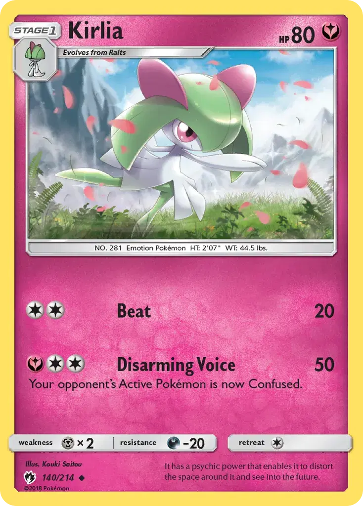 Kirlia Lost Thunder 140