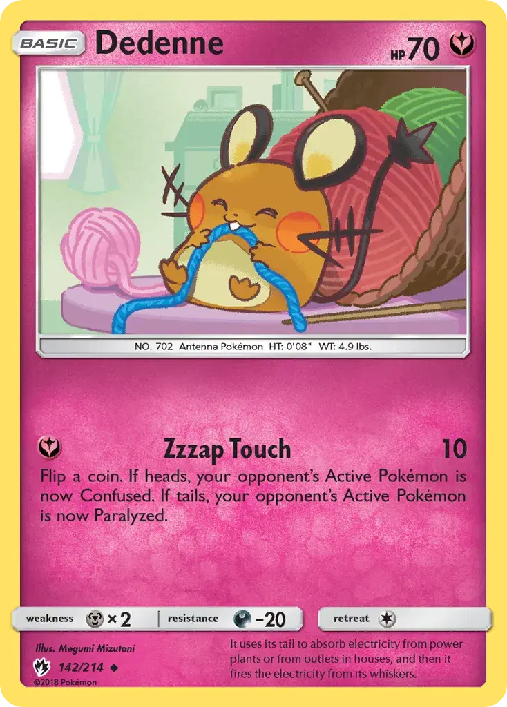 Dedenne Lost Thunder 142