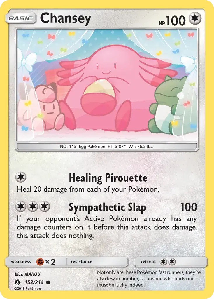Chansey Lost Thunder 152