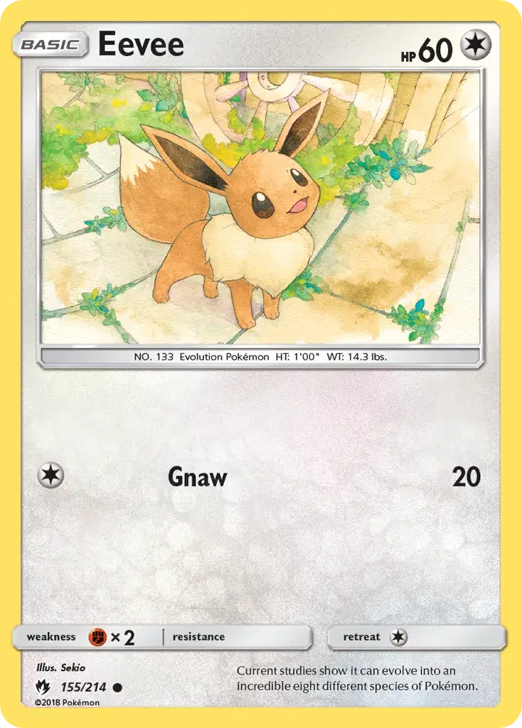 Eevee Lost Thunder 155