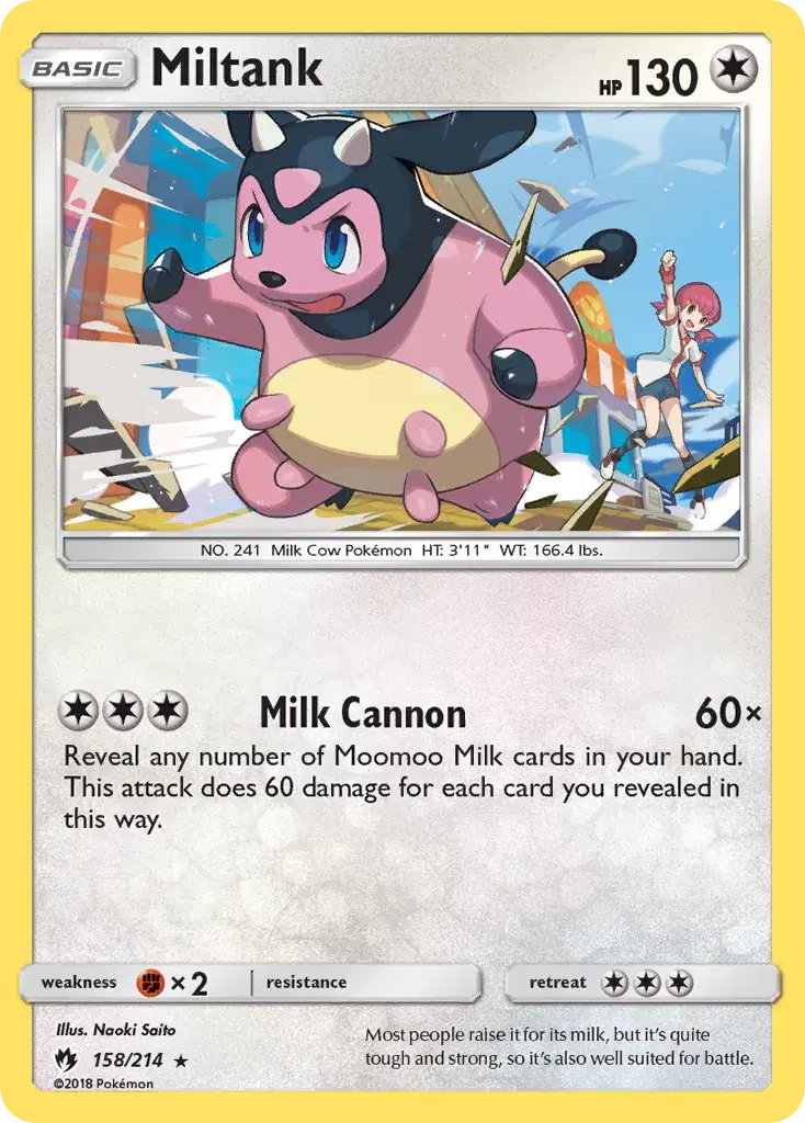Miltank Lost Thunder 158