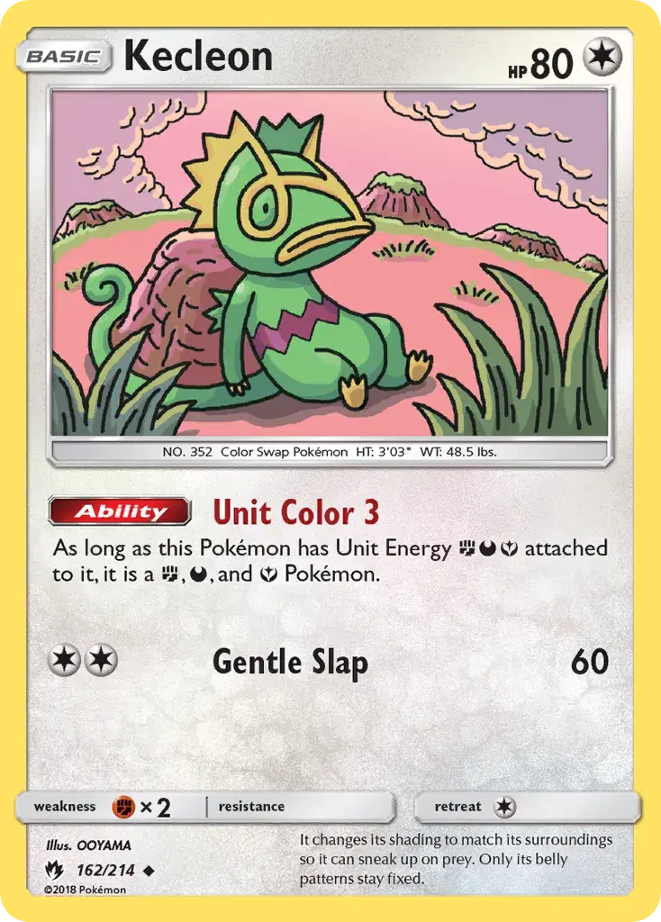 Kecleon Lost Thunder 162