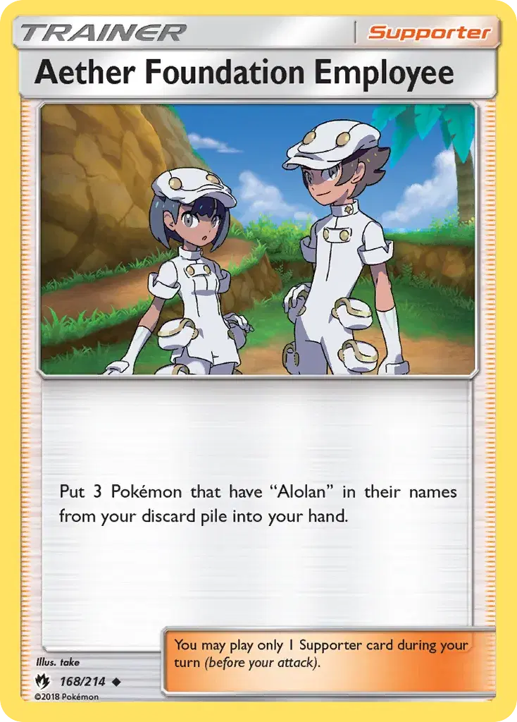 Aether Foundation Employee Lost Thunder 168