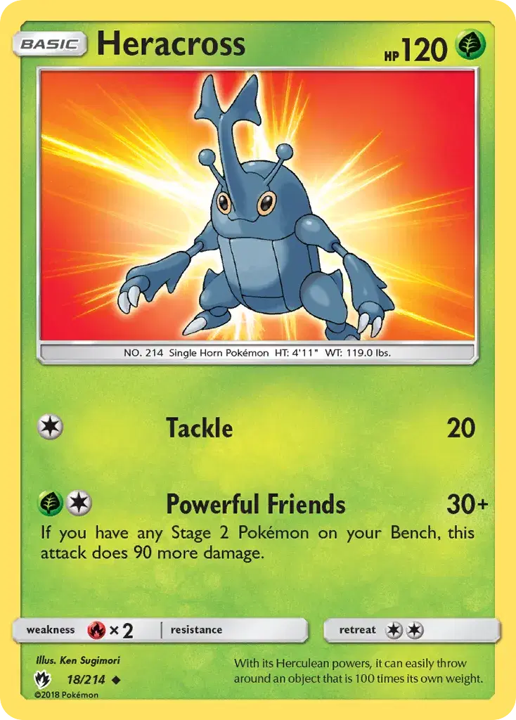 Heracross Lost Thunder 18