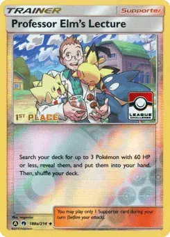 Professor Elm's Lecture Lost Thunder