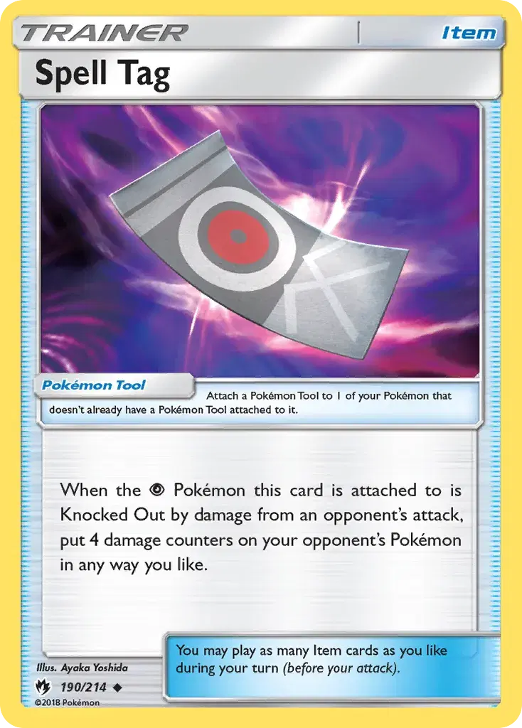 Spell Tag Lost Thunder 190