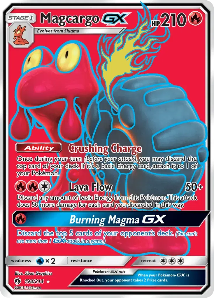Magcargo-GX Lost Thunder 198