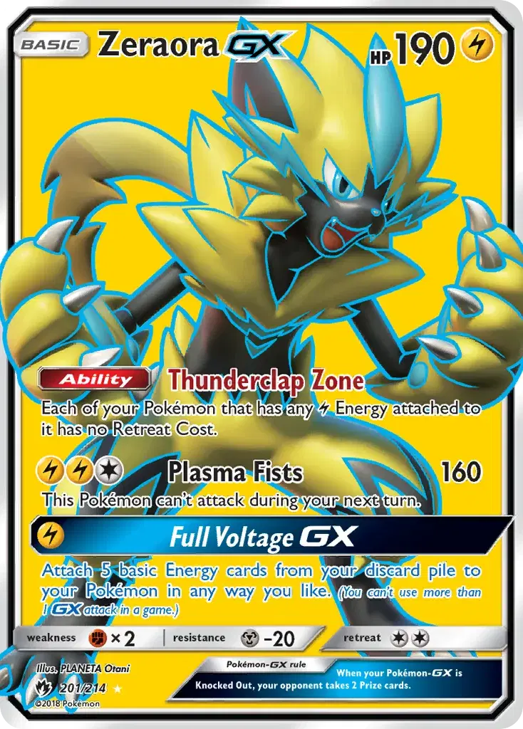 Zeraora-GX Lost Thunder 201