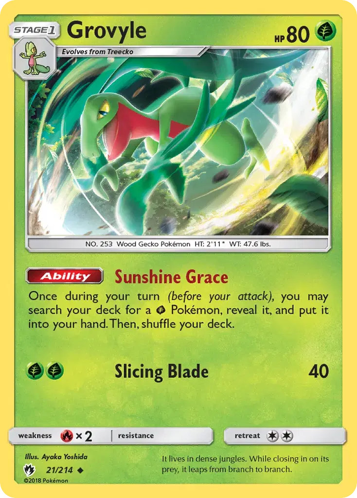 Grovyle Lost Thunder 21