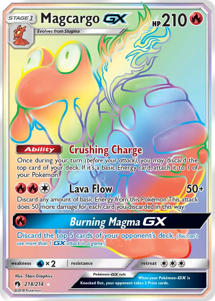 Magcargo-GX Lost Thunder 218