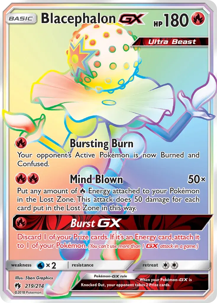 Blacephalon-GX Lost Thunder 219