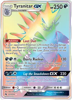 Tyranitar-GX Lost Thunder