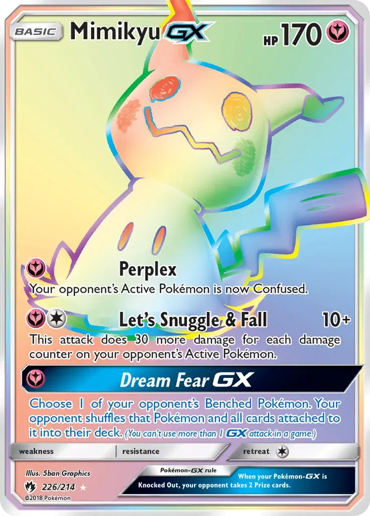 Mimikyu-GX Lost Thunder 226