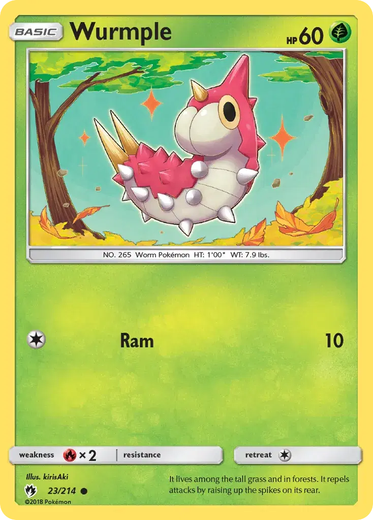 Wurmple Lost Thunder 23
