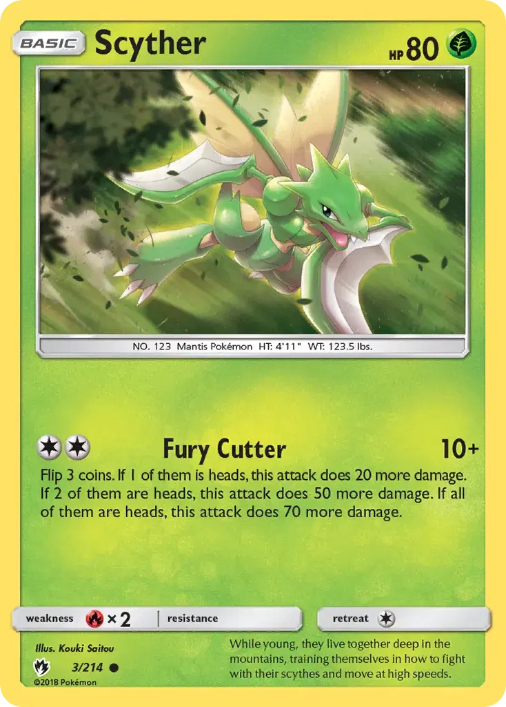 Scyther Lost Thunder 3
