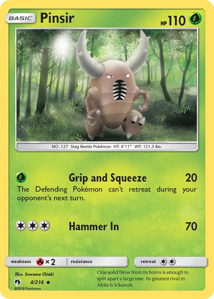 Pinsir Lost Thunder 4