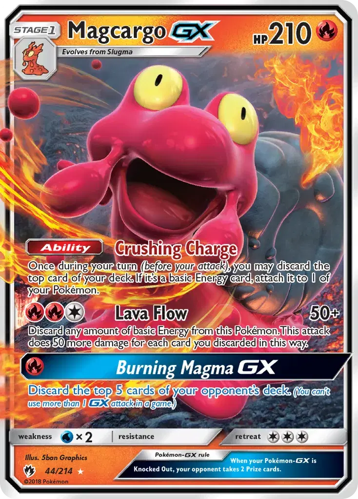 Magcargo-GX Lost Thunder 44