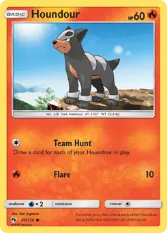 Houndour Lost Thunder