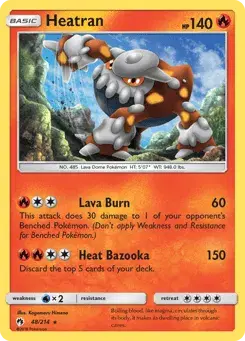 Heatran Lost Thunder