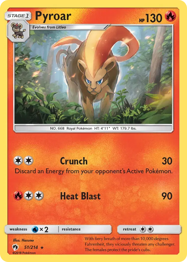 Pyroar Lost Thunder 51