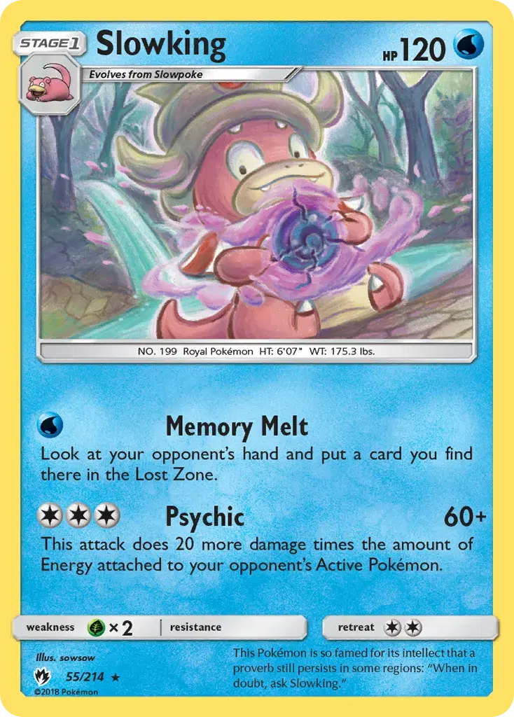 Slowking Lost Thunder 55