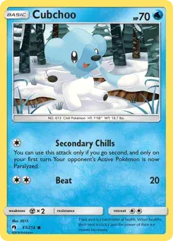 Cubchoo Lost Thunder