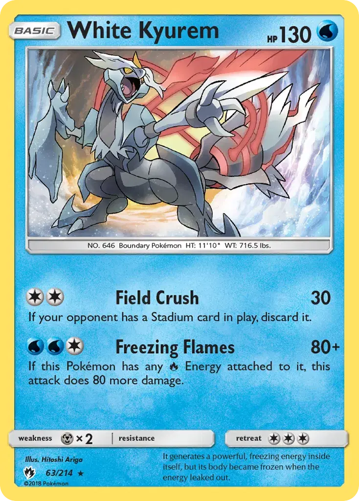 White Kyurem Lost Thunder 63