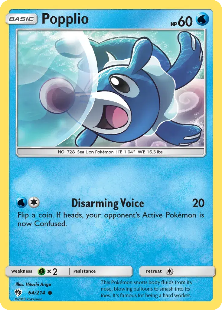 Popplio Lost Thunder 64