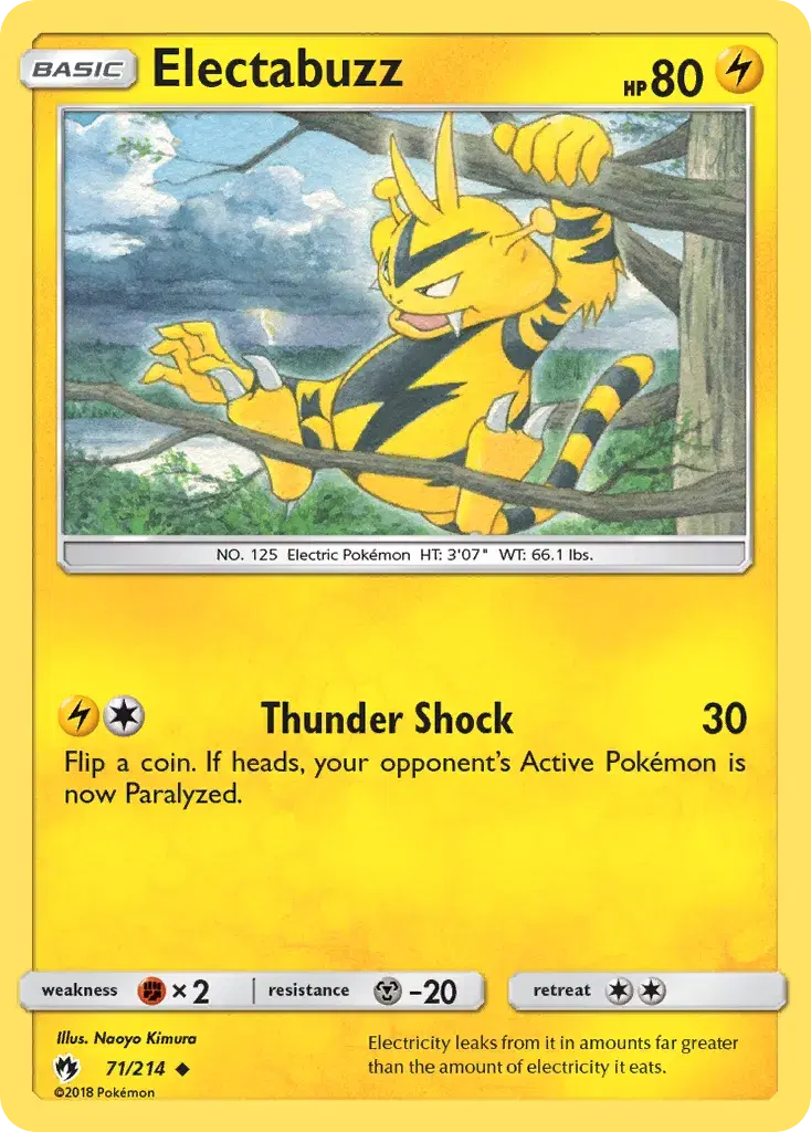 Electabuzz Lost Thunder 71