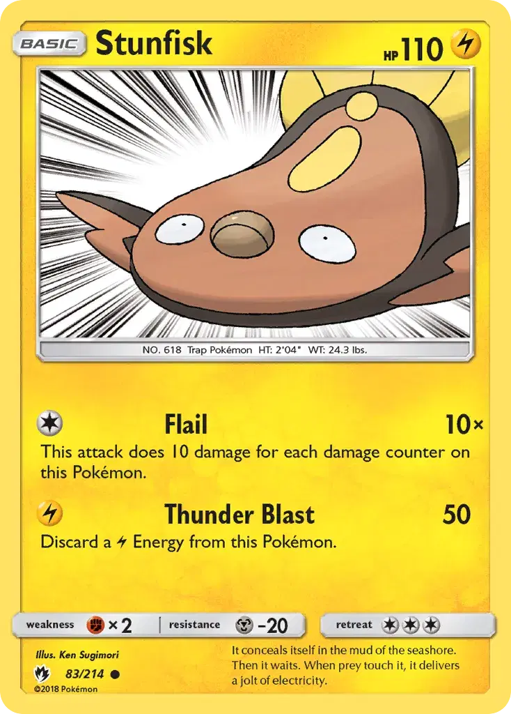 Stunfisk Lost Thunder 83