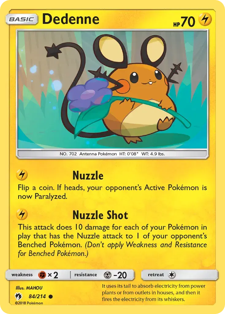 Dedenne Lost Thunder 84
