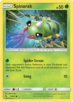 Spinarak Lost Thunder
