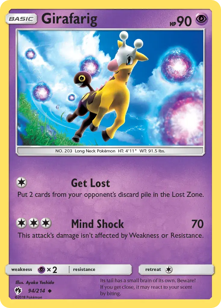 Girafarig Lost Thunder 94